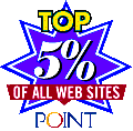 Lycos TOP 5% of the Web Award