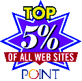 Lycos Top 5% of the Web Award