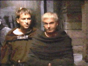 Brother Cadfael and Hugh Beringar ponder over the Extra Corpse