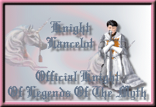 Knight Lancelot Official Knight Of Legends of the Myth