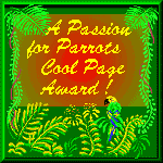 Passion for Parrots Award