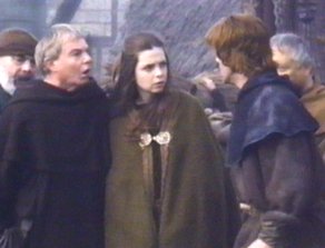 Brother Cadfael and Emma confront an accuser