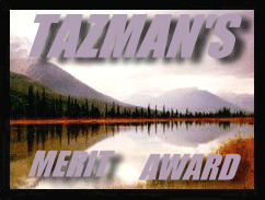 Tazman's Merit Award