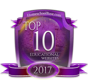 Homeschoolers Award of Top 10 Sites - Honorable Mention